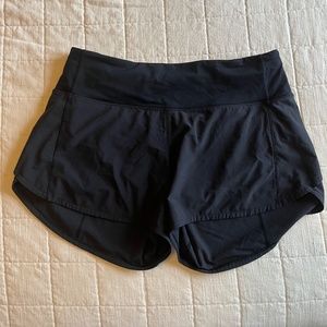 LULULEMON SPEED UP SHORT 4” black